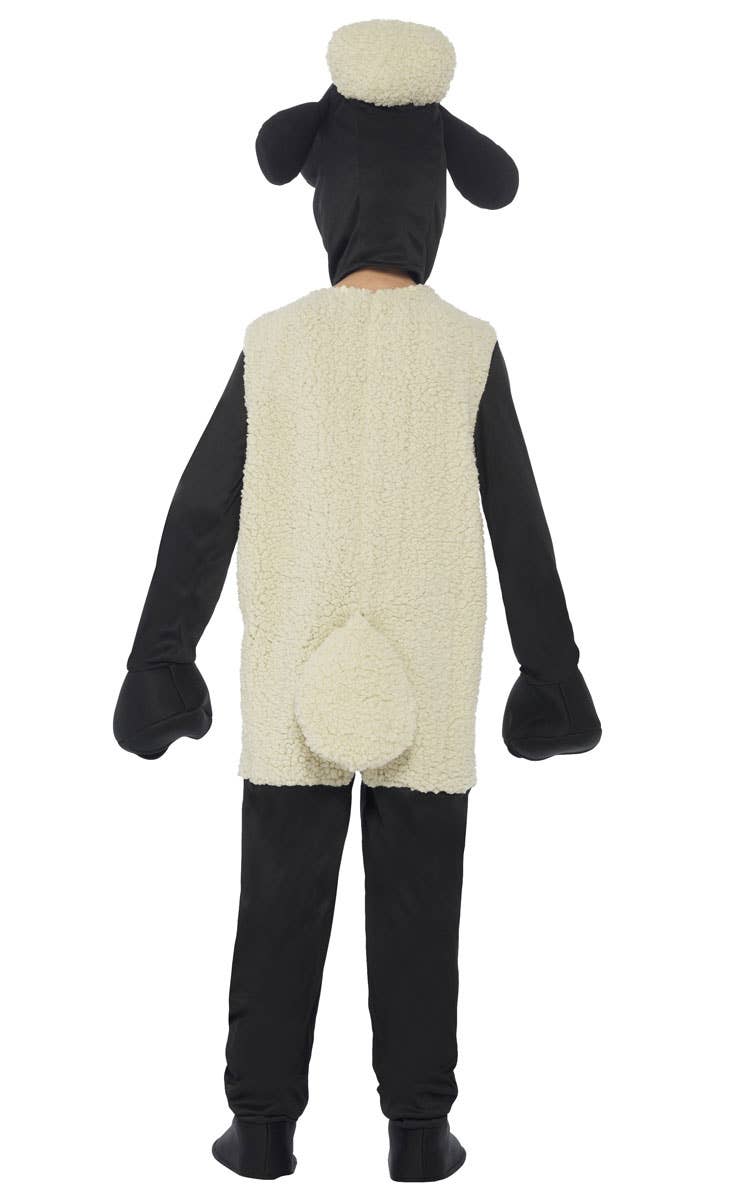 Boys Shaun The Sheep Fancy Dress Costume Back View