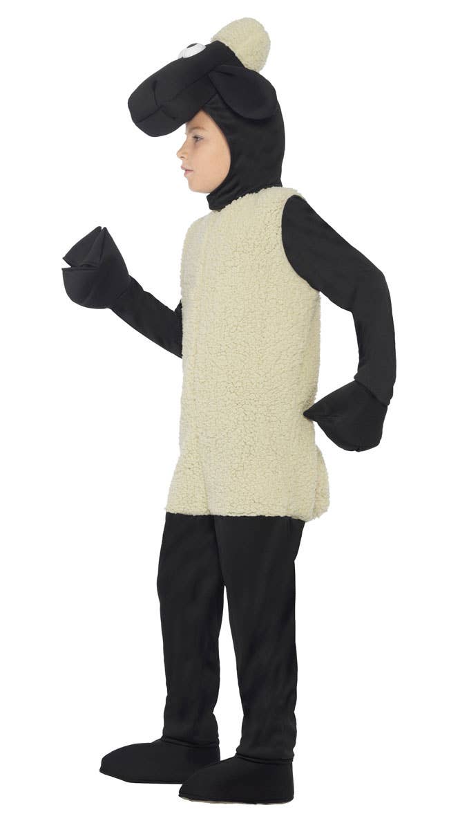 Boys Shaun The Sheep Fancy Dress Costume Side View
