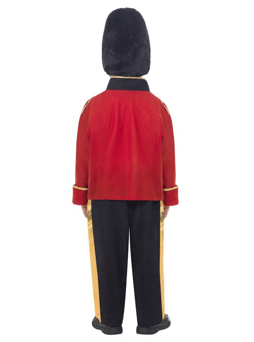 Boy's Royal British Busby Guard Costume Back