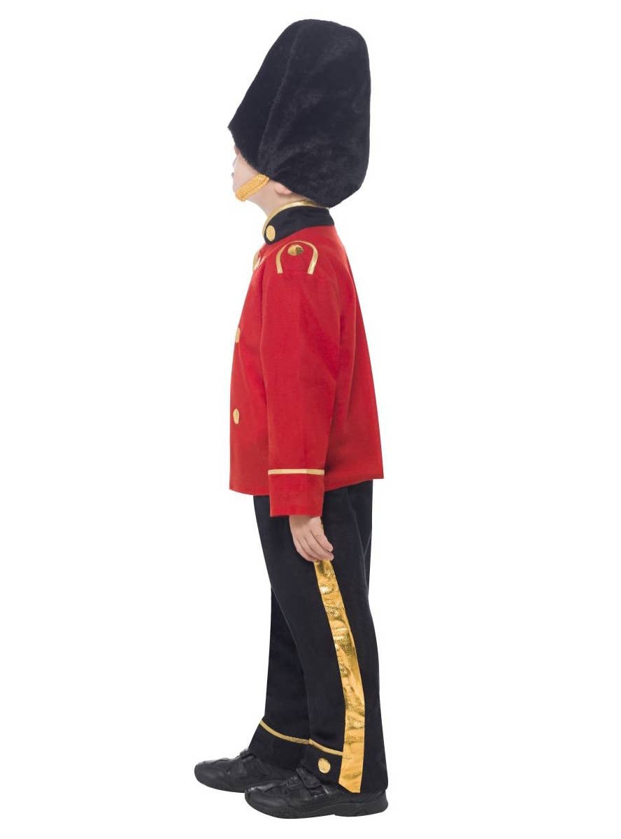 Boy's Royal British Busby Guard Costume Side