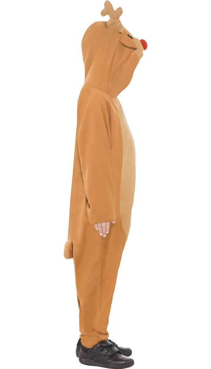 Kids Rudolph the Red Nosed Reindeer Fancy Dress Costume Side Image