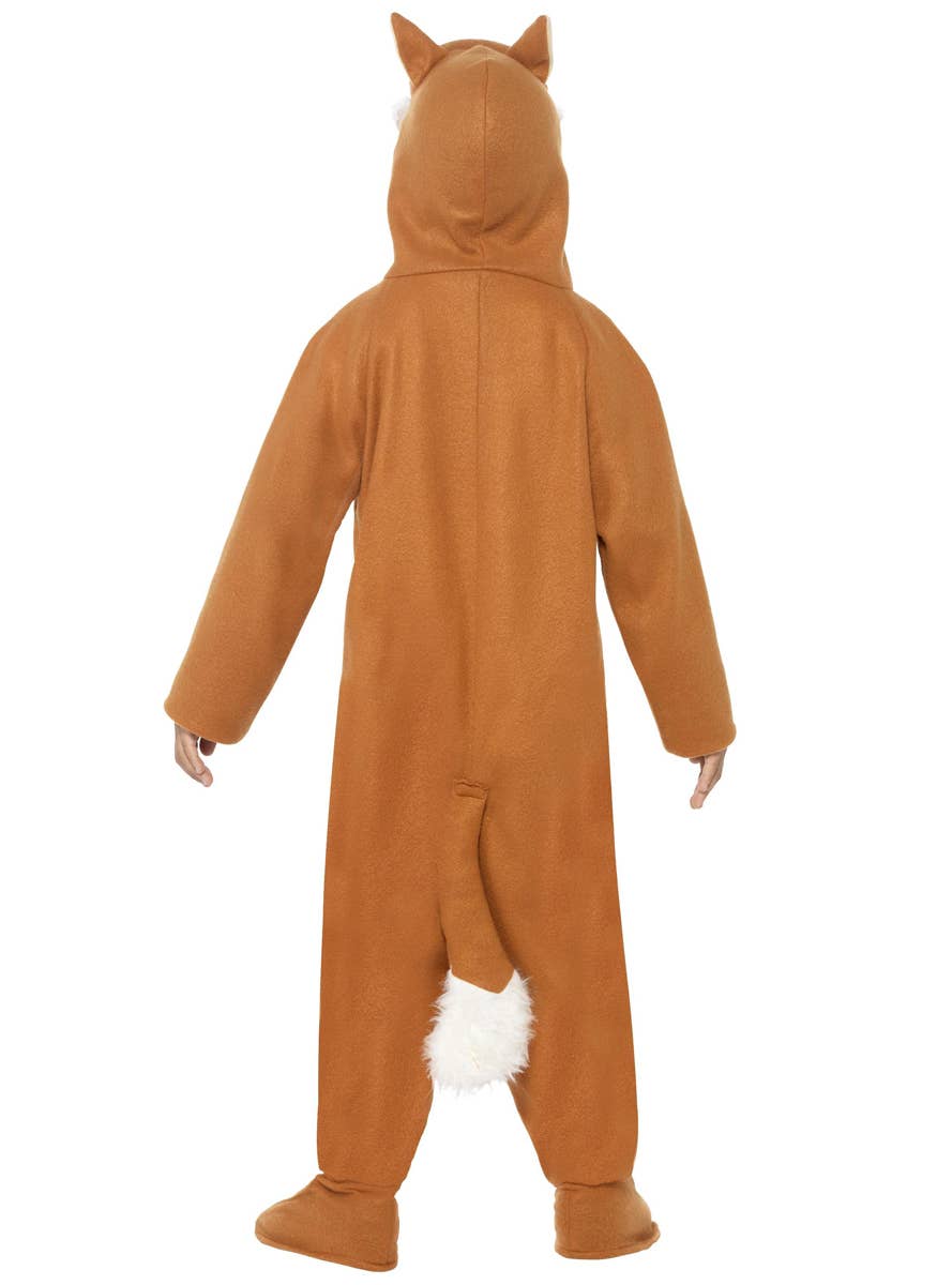 Image of Fox Girls Animal Onesie Book Week Costume - Back Image