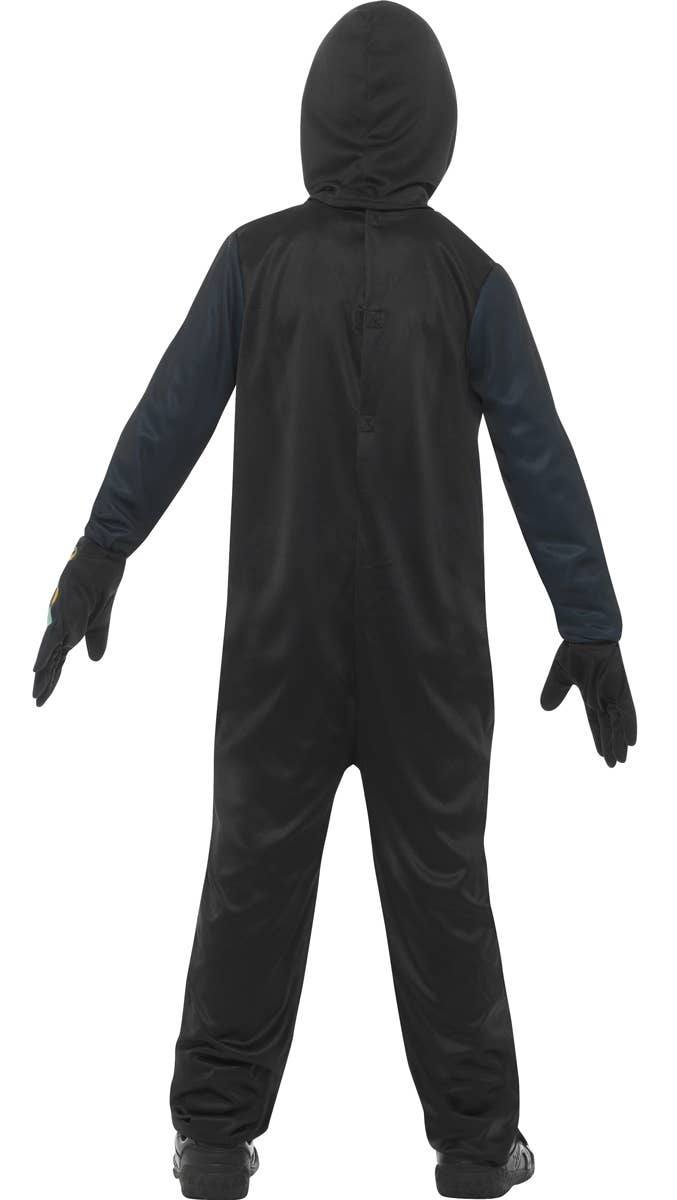 Rainbow Skeleton Boys Costume that Glows in the Dark Back