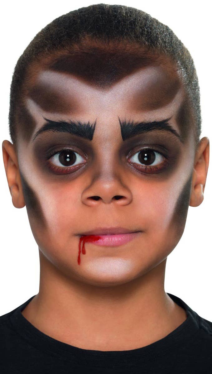 Kids Halloween Vampire Make Up Face Paint Kit Step 5 Image