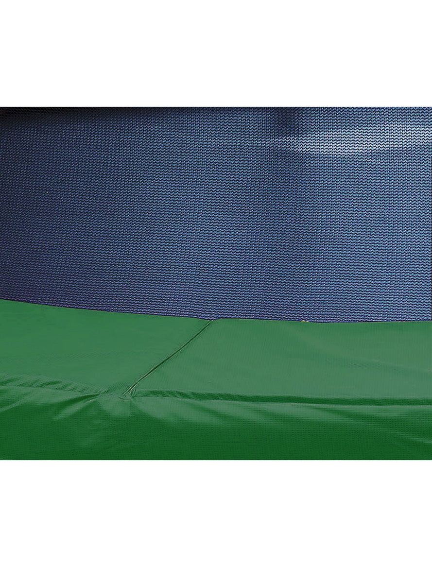 Kahuna 10ft Round Trampoline with Green Padding Safety Net Basketball Hoop Padding Image