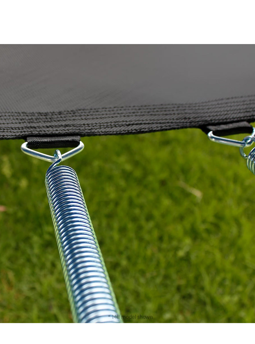 Kahuna 12ft Round Trampoline with Blue Padding and Safety Net Springs Image