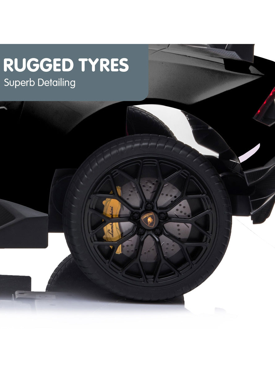Kahuna Black Lamborghini Performante Kids Electric Ride On Car - Info Image 4