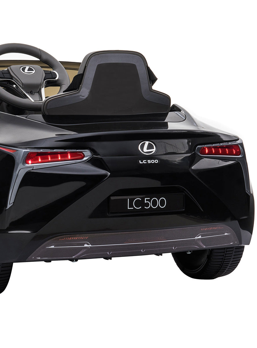 Kids Electric Ride On Car Kahuna Lexus LC 500 Licensed Black - Back Image