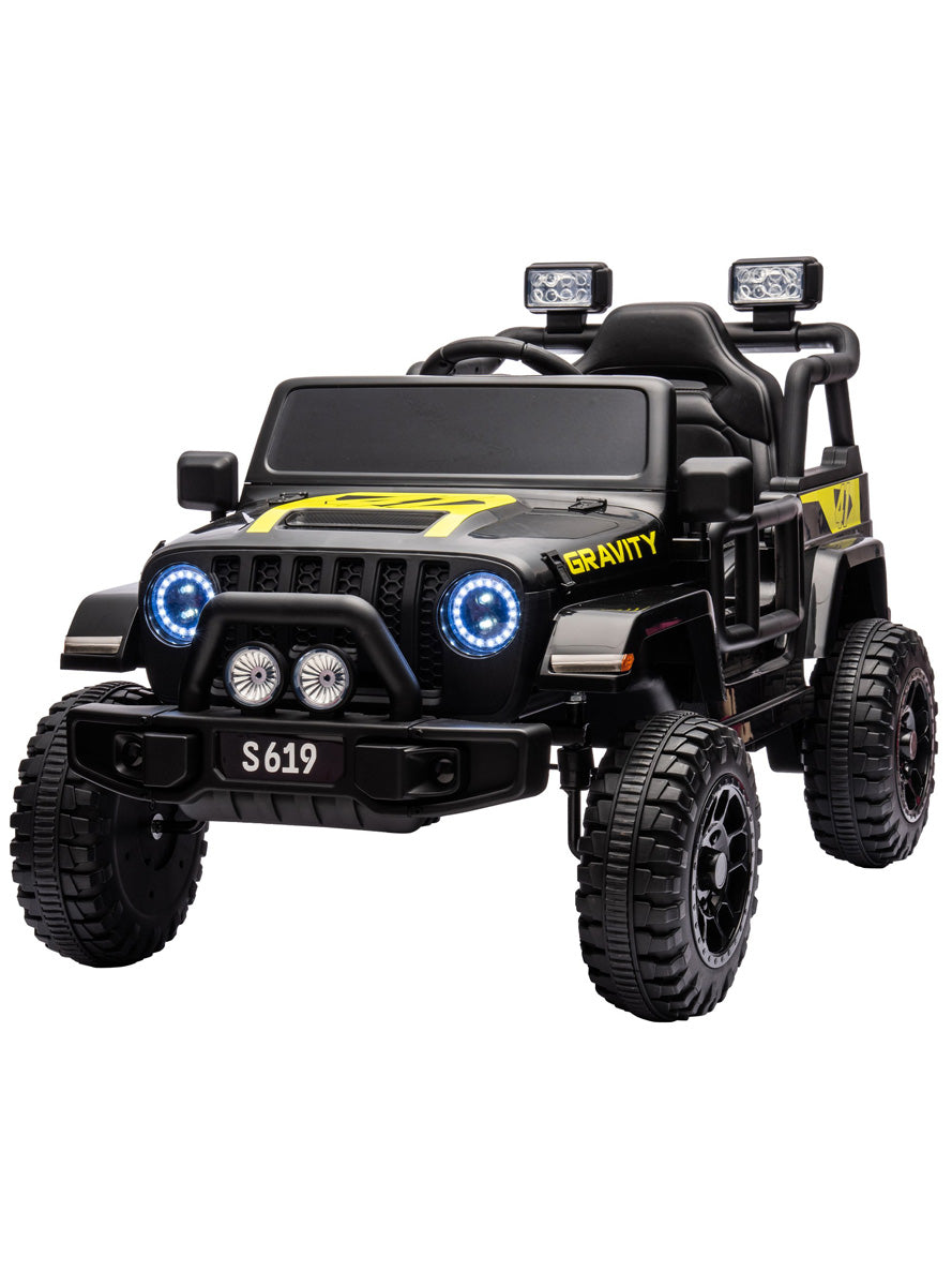 Kids Electric Ride On Car Kahuna S619 Gravity Black - Main Image