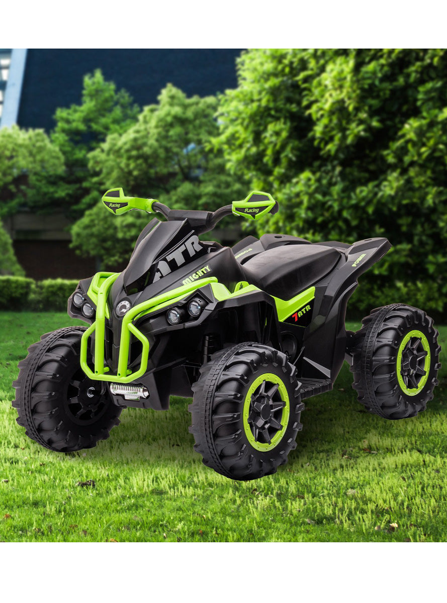 Kids Electric Ride On Quad Bike Kahuna GTS99 Green - Lifestyle Image