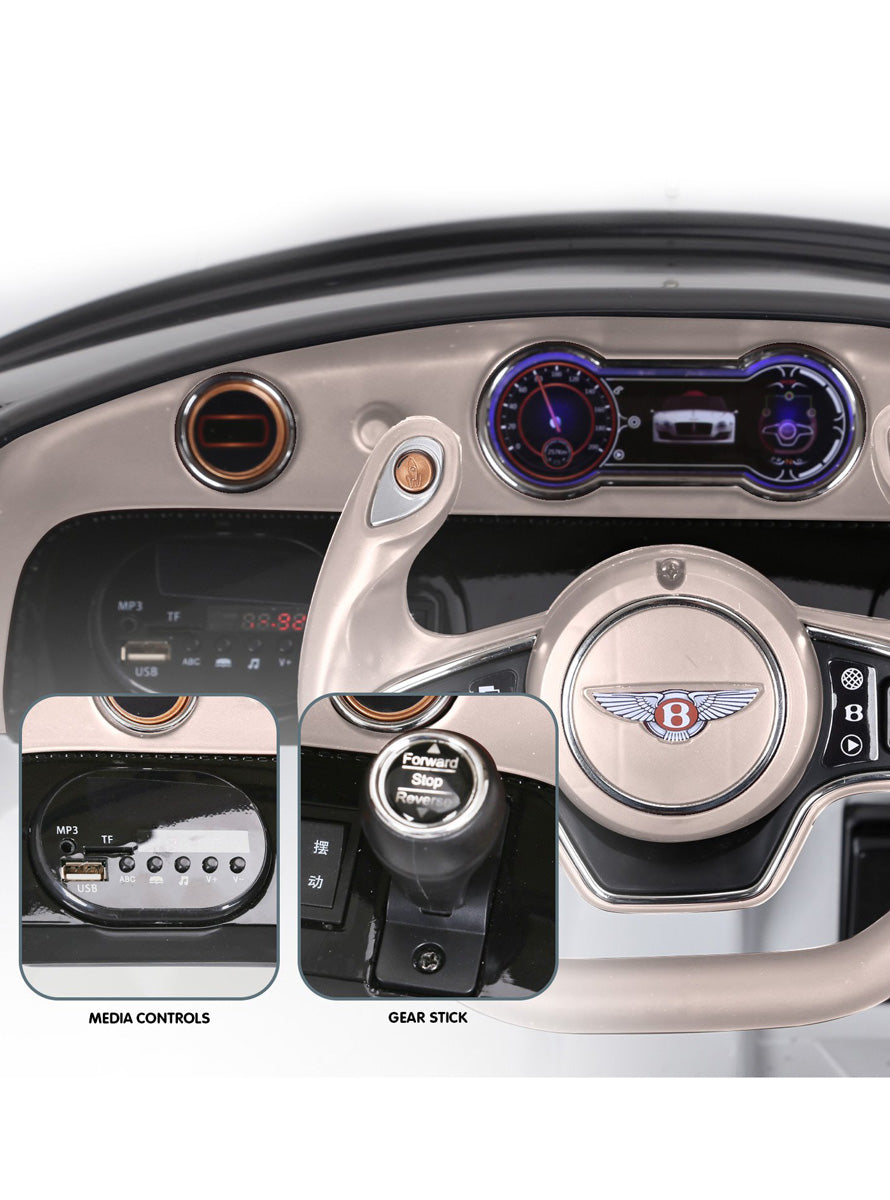 Kids Electric Ride On Car Kahuna Bentley EXP 12 Licensed Speed Red - Inside Image 1