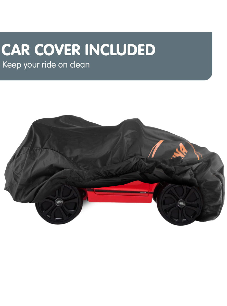 Kids Electric Ride On Car Kahuna Land Rover Licensed Red - Info Image 6
