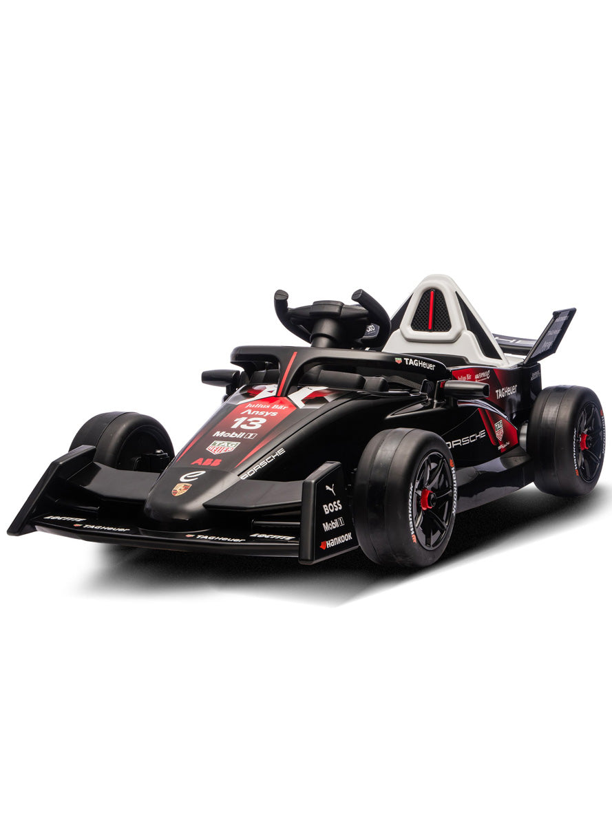 Kids Electric Ride On Car Kahuna Porsche Formula E Red with Remote Control - Main Image