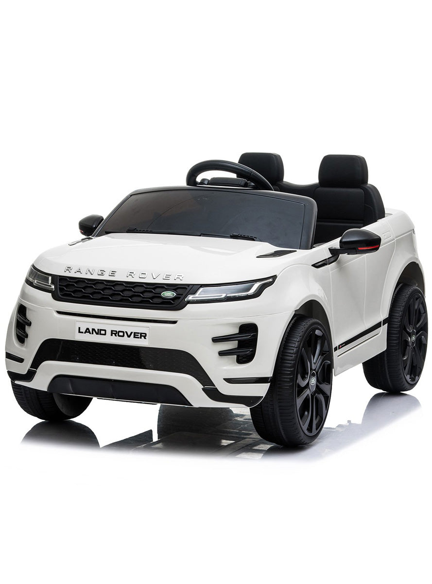 Kids Electric Ride On Car Kahuna Land Rover Licensed White - Main Image