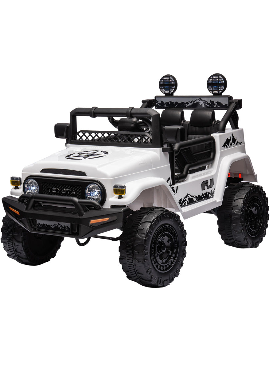 Kids Electric Ride On Car Kahuna Toyota FJ Cruiser White - Main Image