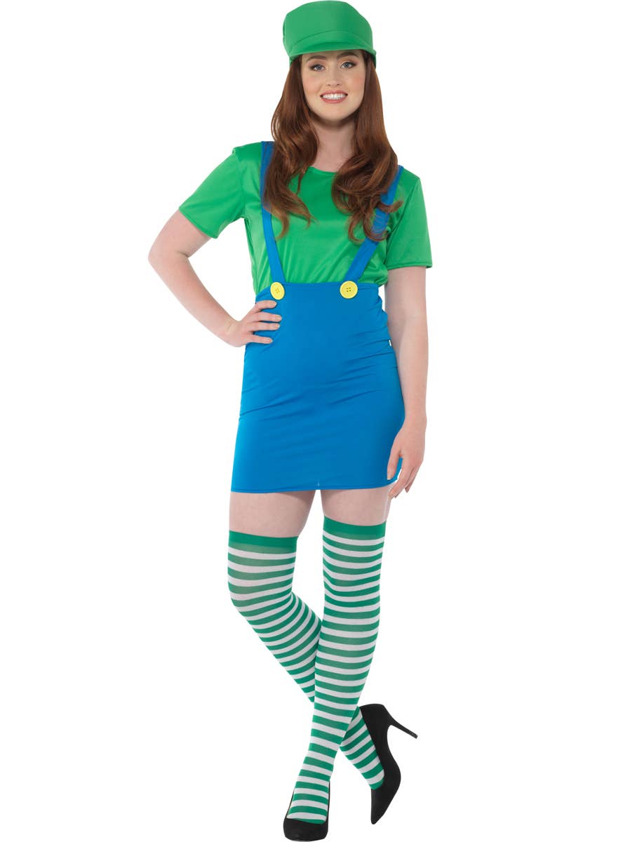 Super Mario Women's Sexy Luigi Costume Altenative 2 Imag