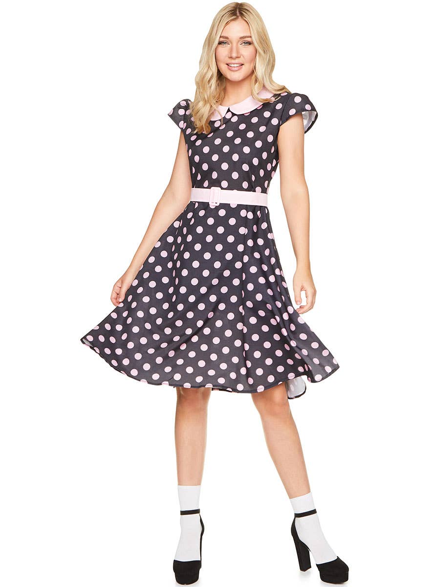 Womens Cute Rock N Roll 1950s Costume Main Image