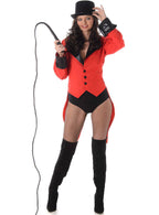 Black and Red Ringmaster Costume Jacket Main Image