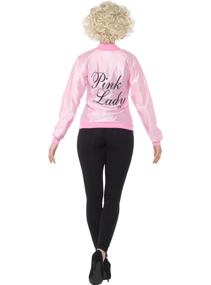 Pink Lady Costume Jacket For Women Back View