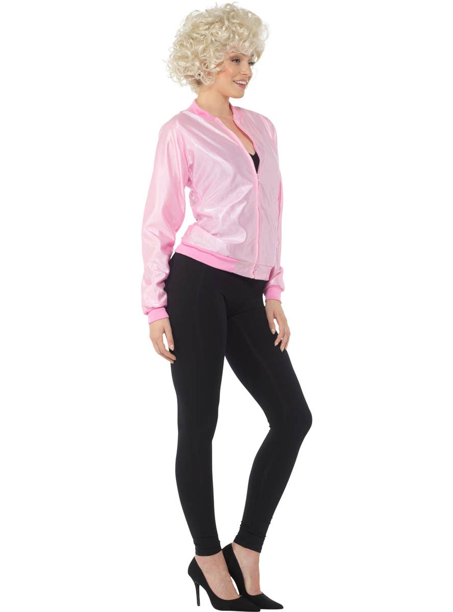 Pink Lady Costume Jacket For Women Side View