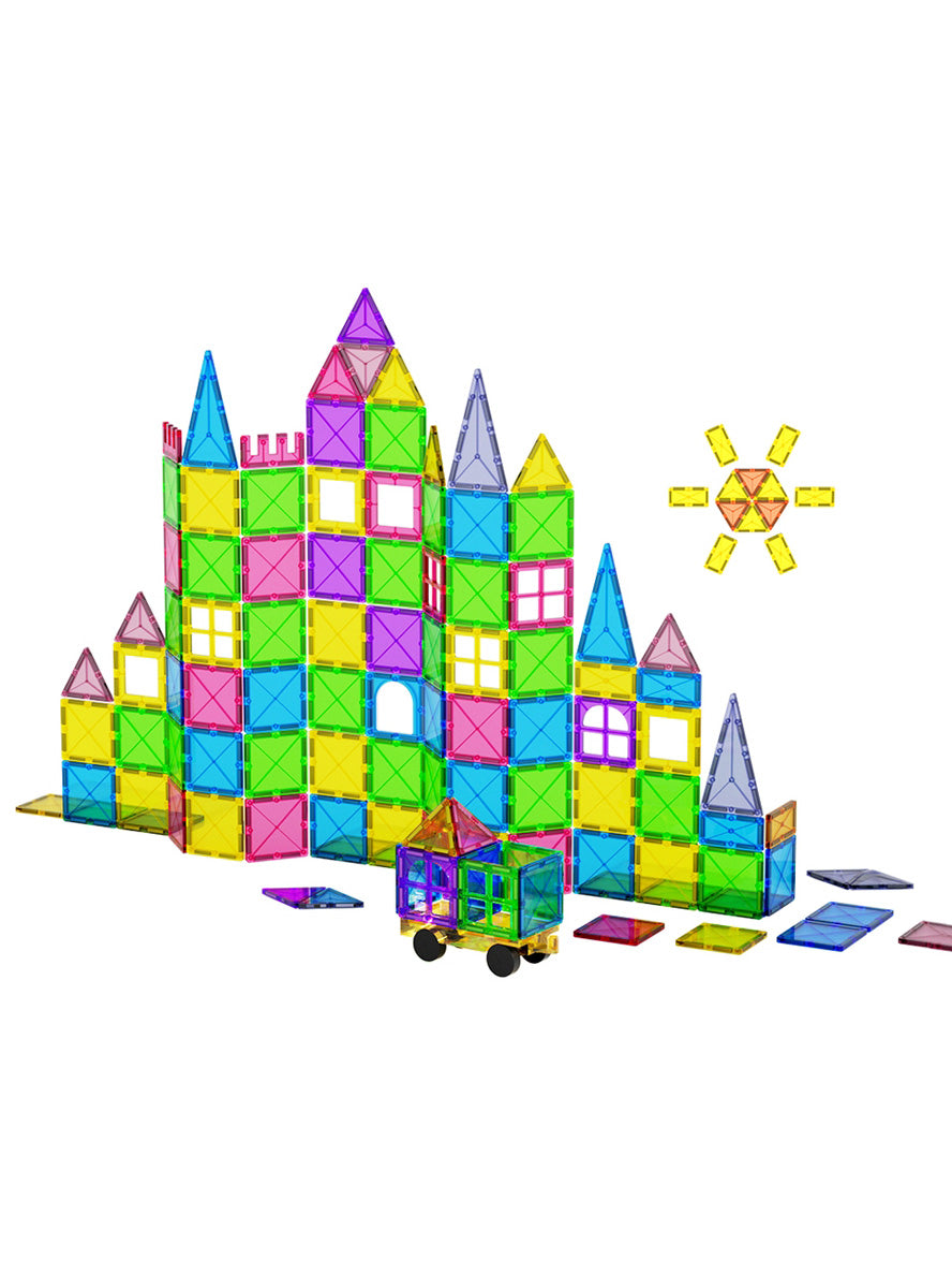 Keezi Kids 100 Piece Magnetic Tiles Playset - Main Image