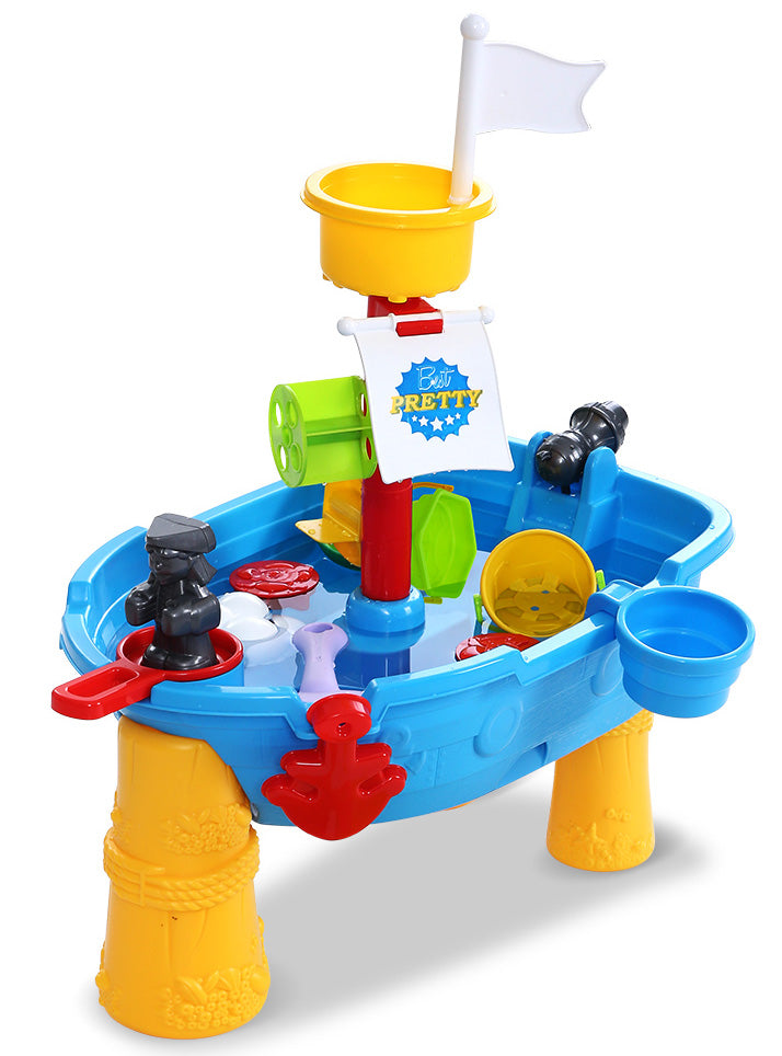 Keezi Kids Outdoor Plastic Marine Post Sand And Water Play Table - Main Image