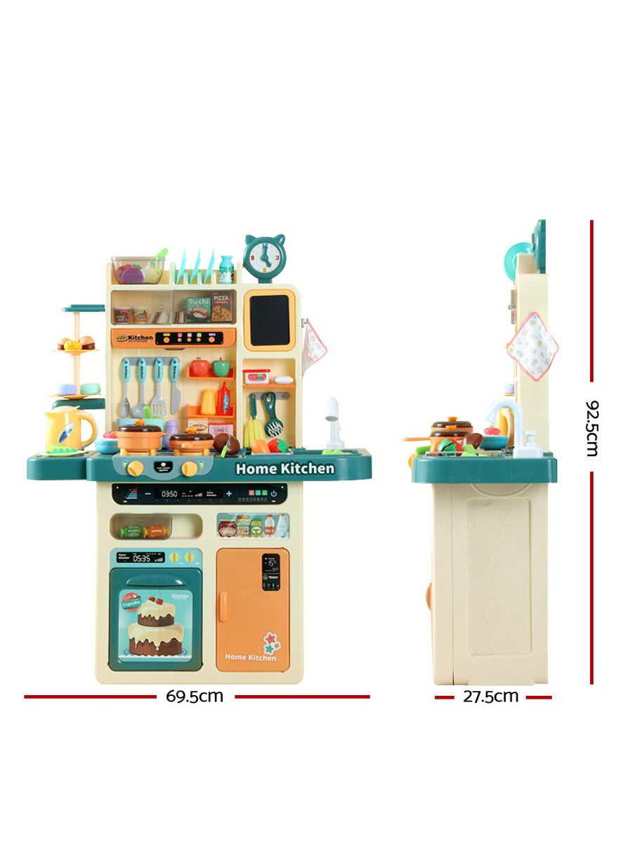 Keezi Kids Plastic 73 Piece Pretend Kitchen Set - Dimensions Image