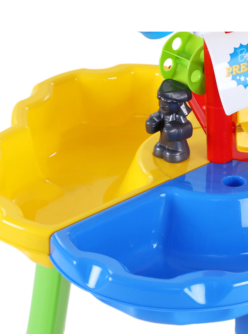 Keezi Kids Plastic Sand And Water Play Table With Mast - Close Image