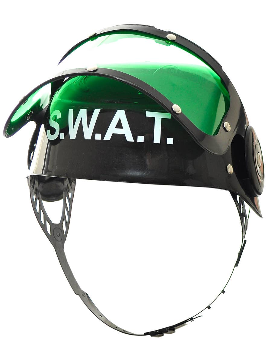 Image of SWAT Kids Black Police Costume Helmet - Alternate Image 2