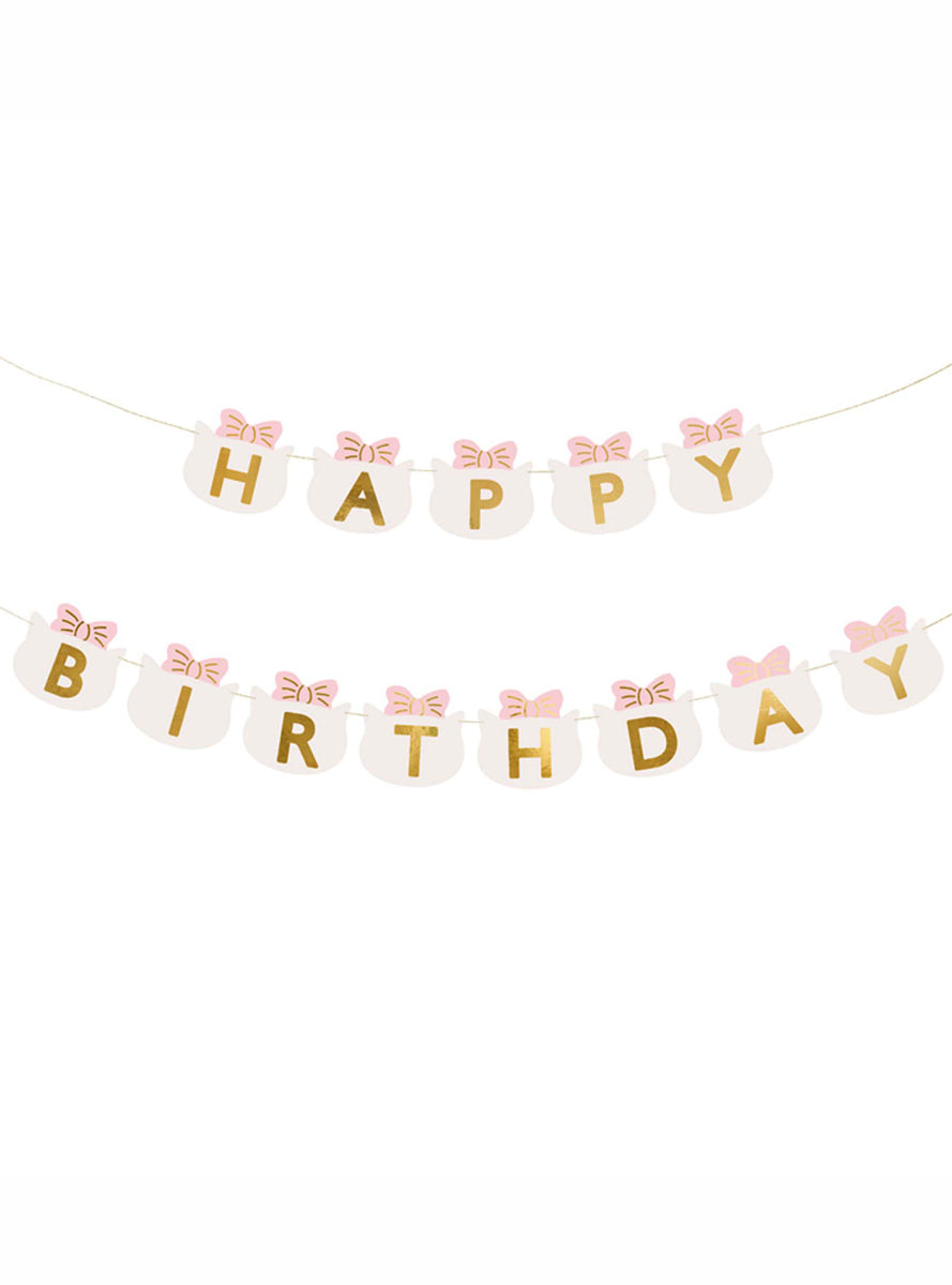 Kitty Party 280cm Happy Birthday Banner - Main Image