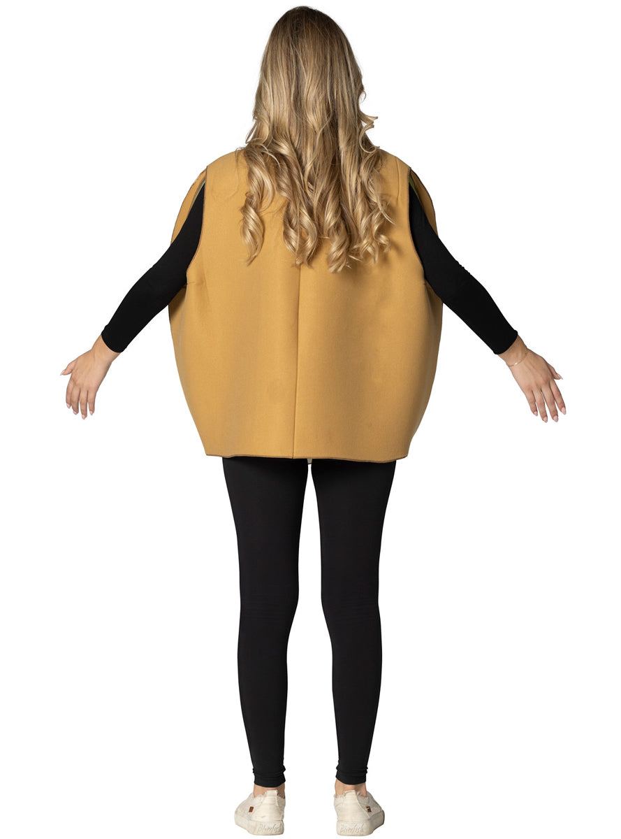 Kiwi Fruit Novelty Adults Costume - Back Image