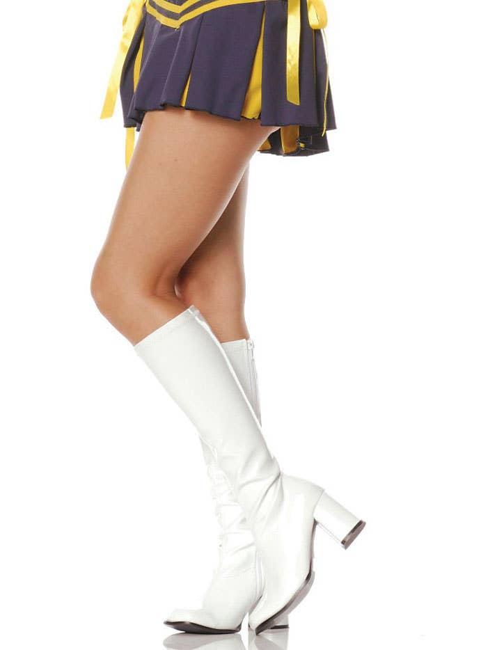 White Go Go Women's 1960's Long 3