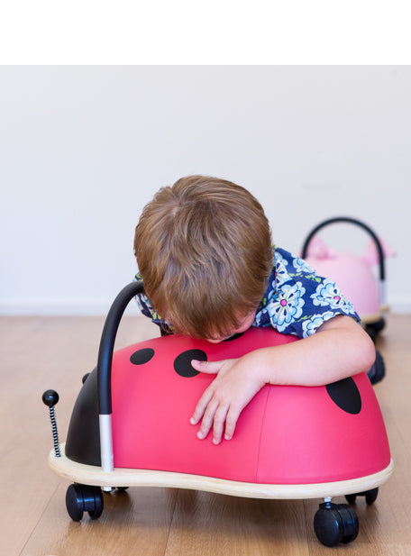 Ladybug Childrens Large Wheely Bug Ride On - Lifestyle Image 7
