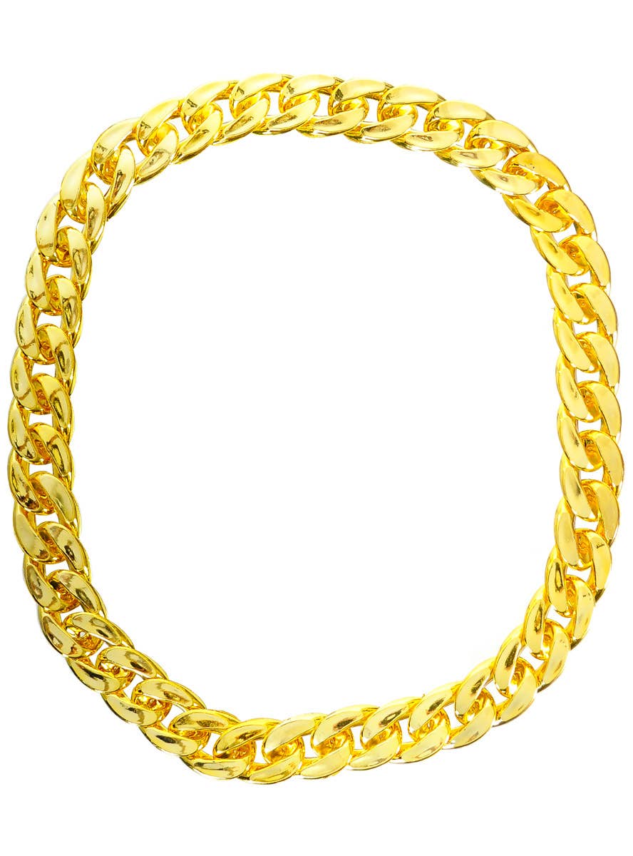 Image of Chunky Gold Hip Hop Chain Costume Necklace
