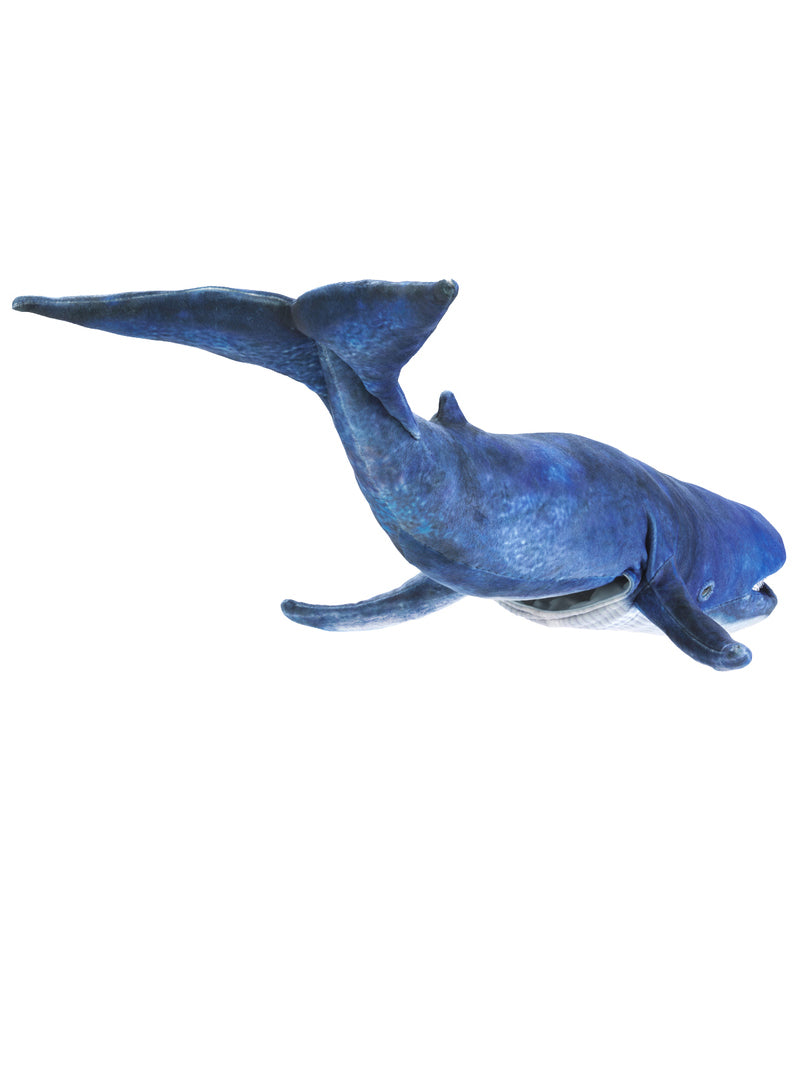 Large Blue Whale Hand Puppet - Back Image