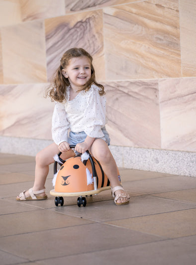 Large Tiger Ride On Toy - Lifestyle Image 2