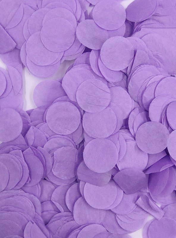 Image of Lavender Purple 20 Gram Bag of Confetti