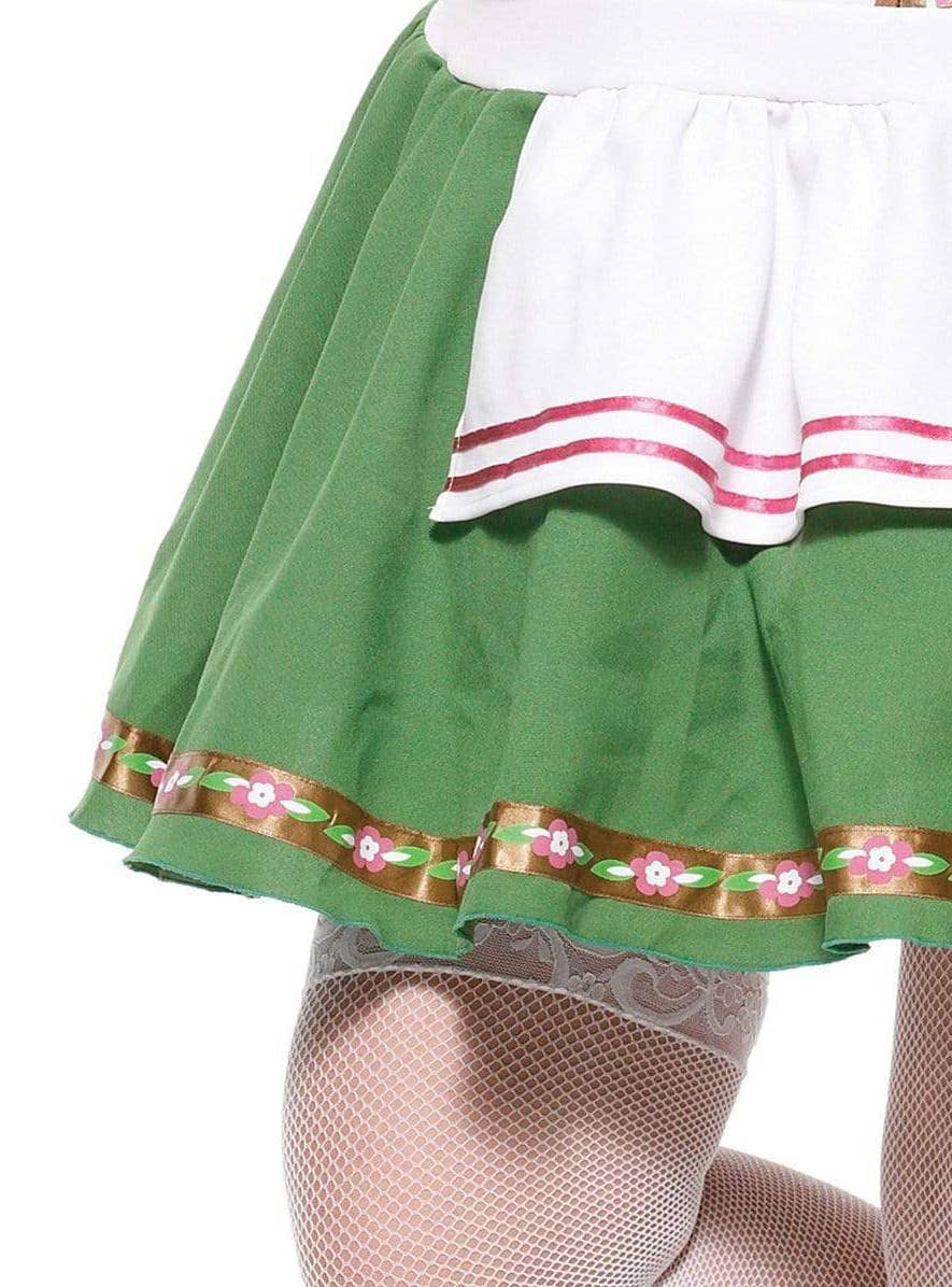 Beer Girl Gretchen Sexy Plus Size Oktoberfest Costume Close Up Skirt Image