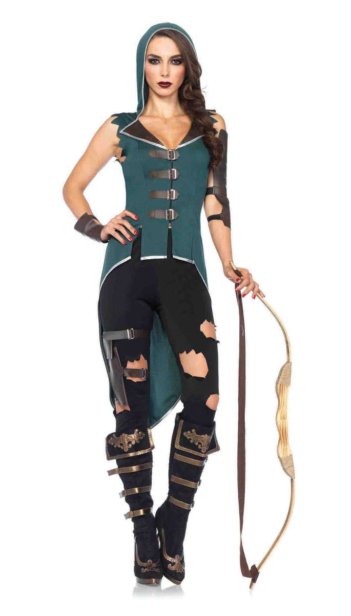 Womens Rebel Robin Sexy Robin Hood Costume for Adults