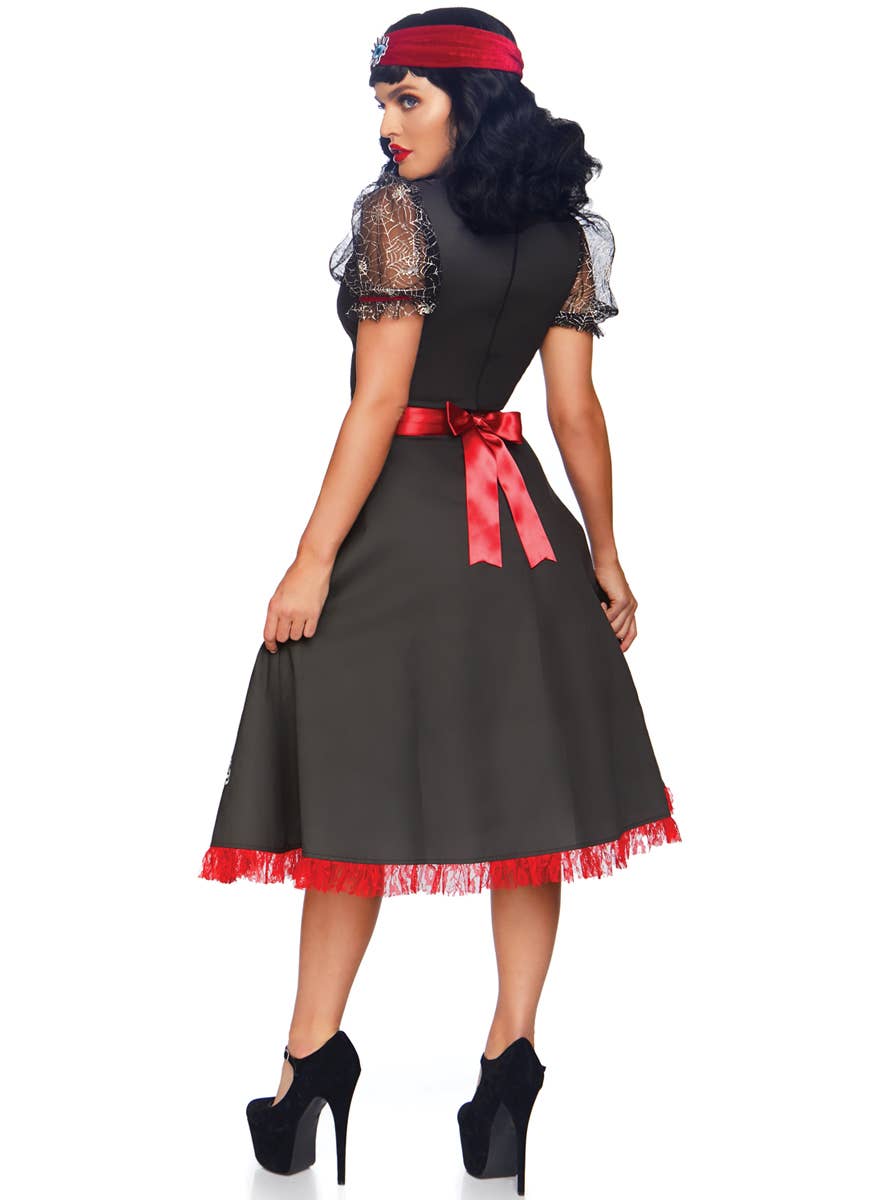 Women's Ouija Board Halloween Costume Back Image