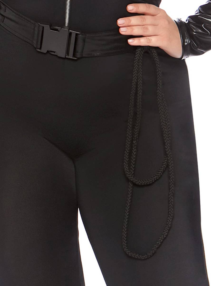 Plus Size Women's Sexy Catwoman Fancy Dress Costume Close Front Image 2