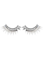 Image of Long Metallic Silver Tinsel False Eyelashes - Main Image