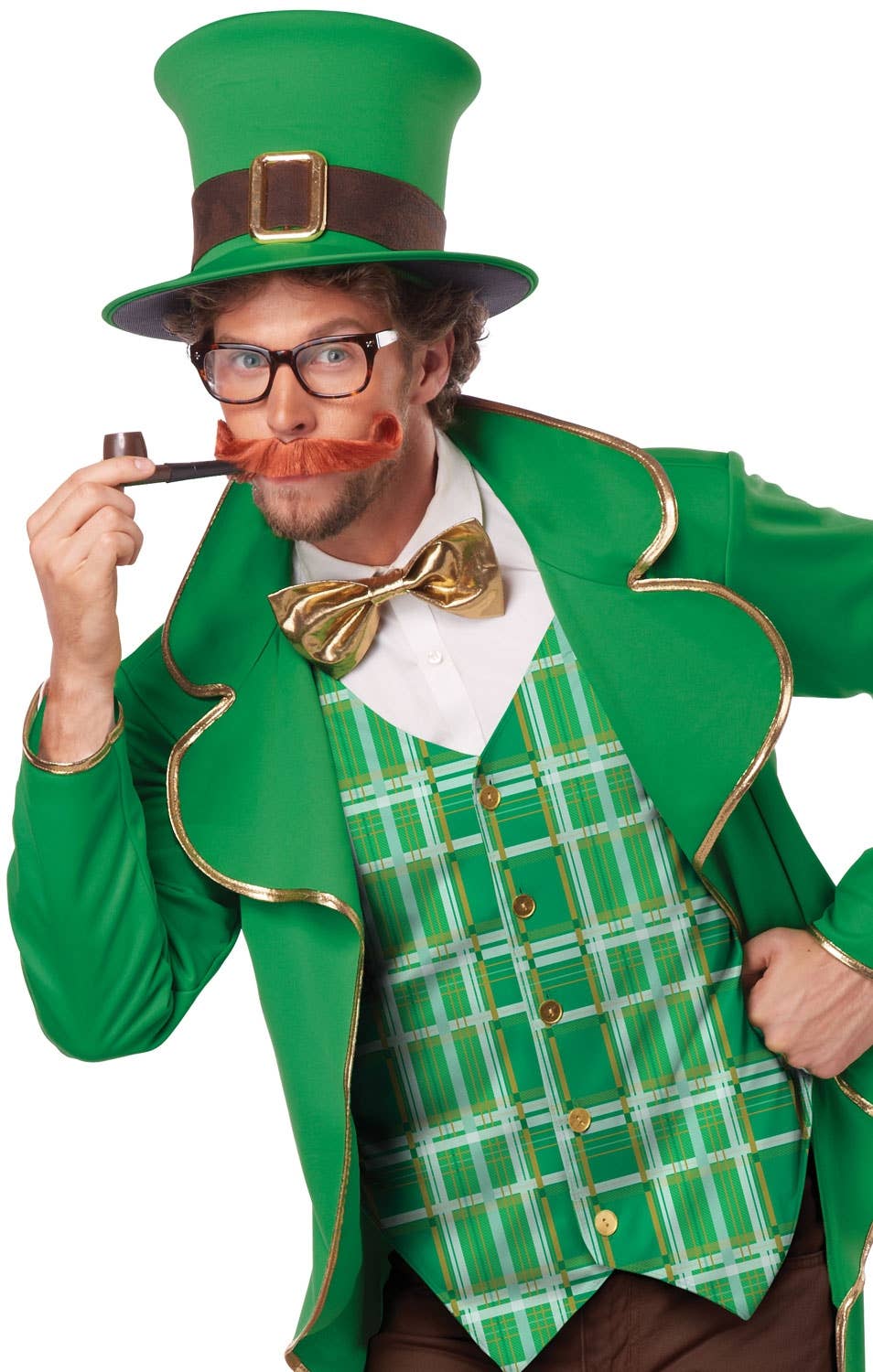 Fairy Leprechaun St. Patrick's Day Adult's Costume - Close Up Image