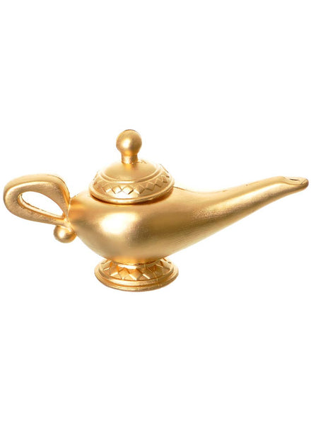 Image of Magic Gold Genie Lamp with Lid Costume Prop