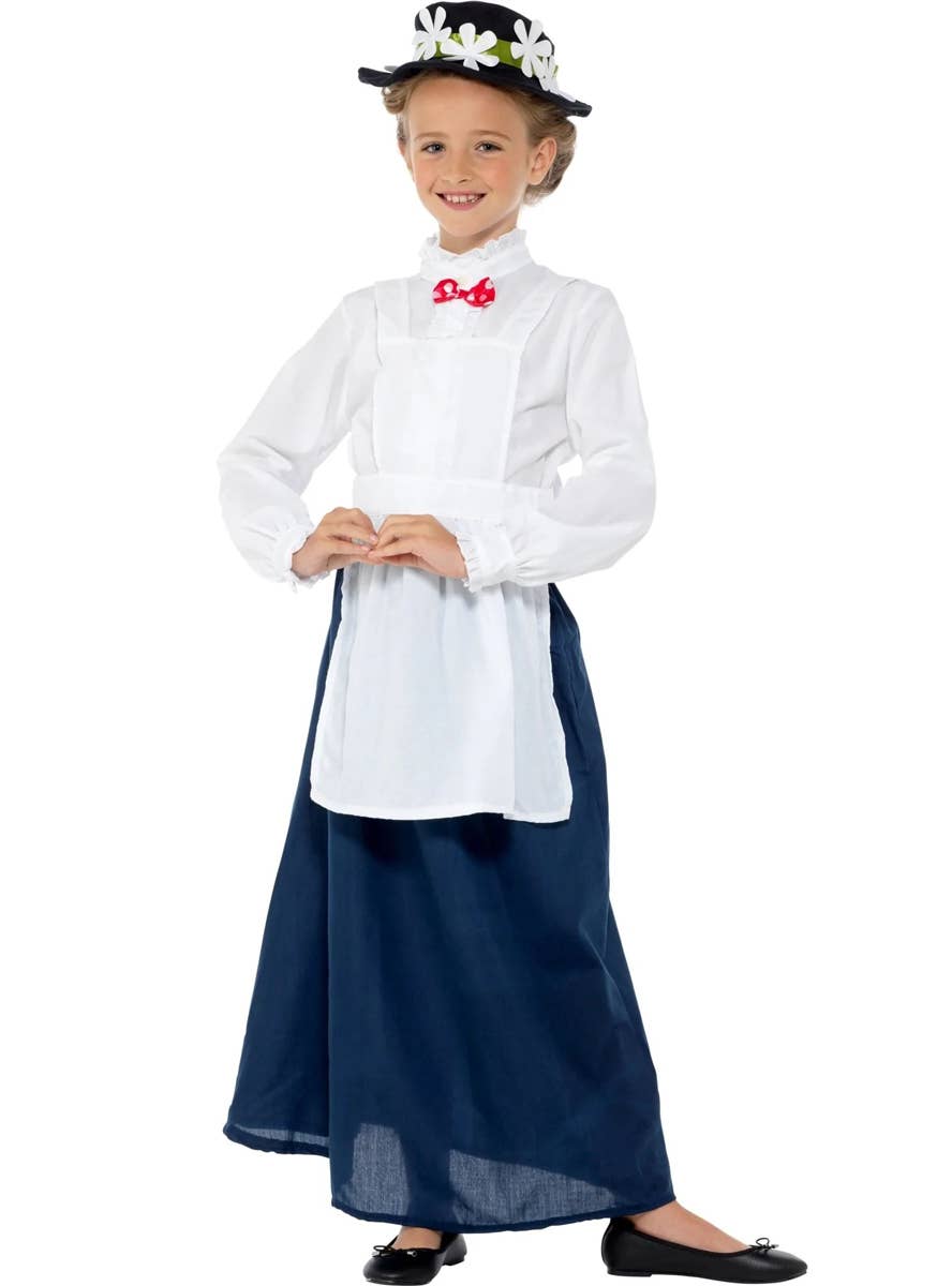 Image of Victorian Mary Poppins Girls Book Week Costume - Alternate Image