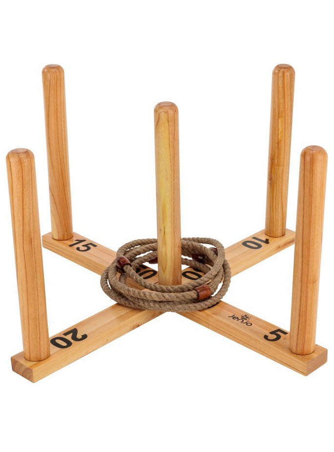 Wooden 100cm Quoits Ring Toss Outdoor Game - Main Image