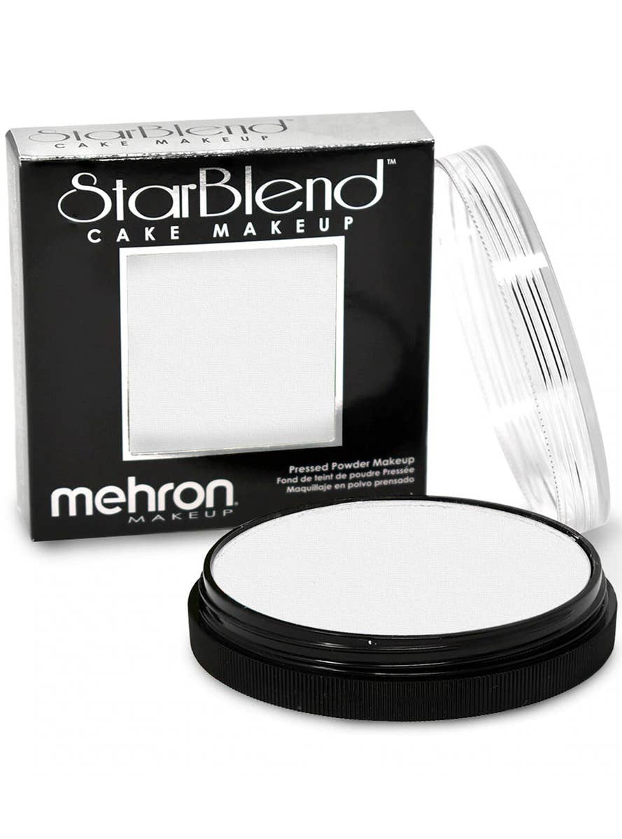 White Mehron StarBlend Cake Foundation Makeup