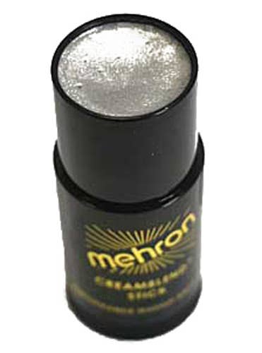 Mehron Silver Metallic Cream Make-up Stick