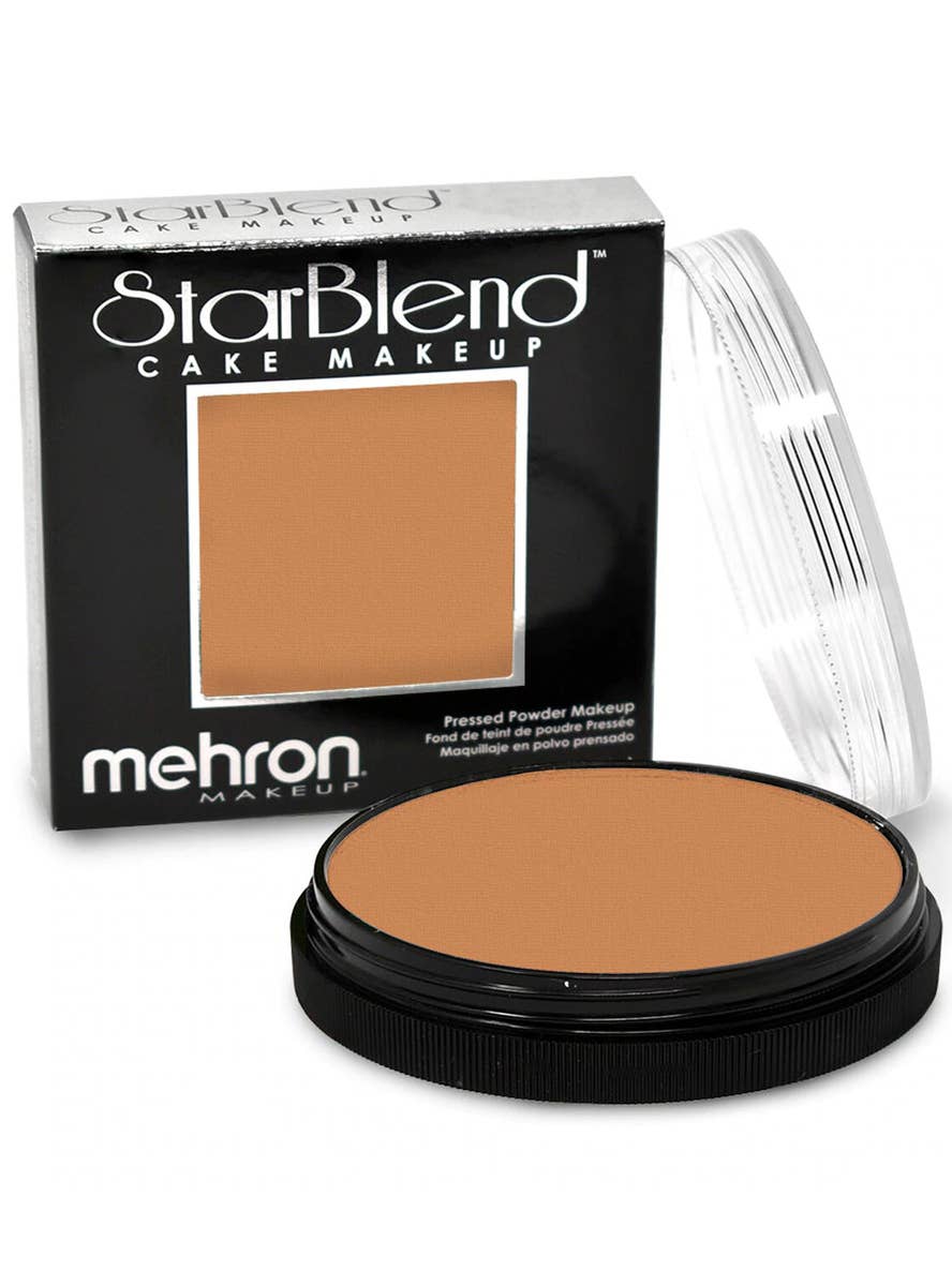 Light Tan Mehron StarBlend Cake Foundation Makeup
