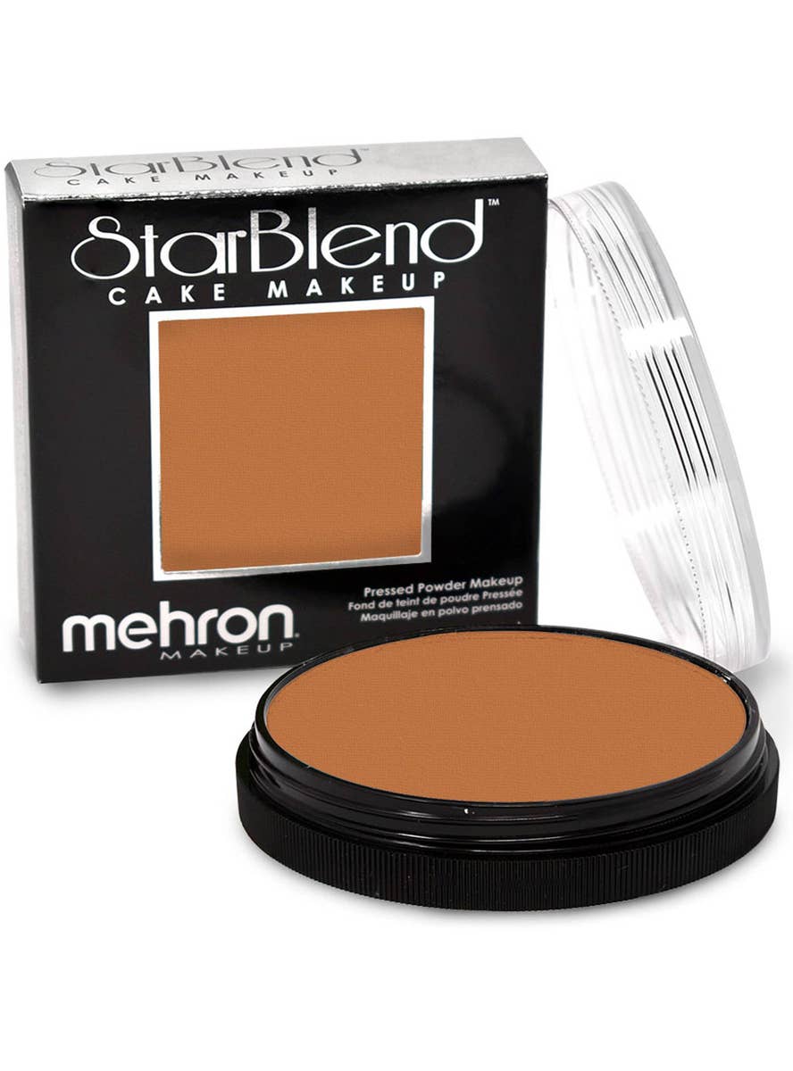 Medium Tan Mehron StarBlend Cake Foundation Makeup